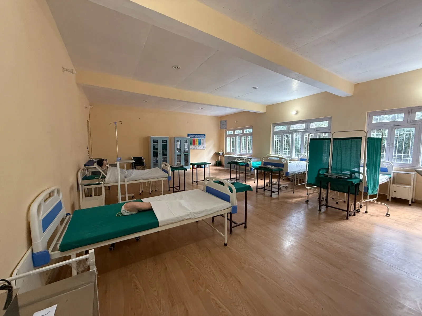 Ward practice room at PGI Pithoragarh